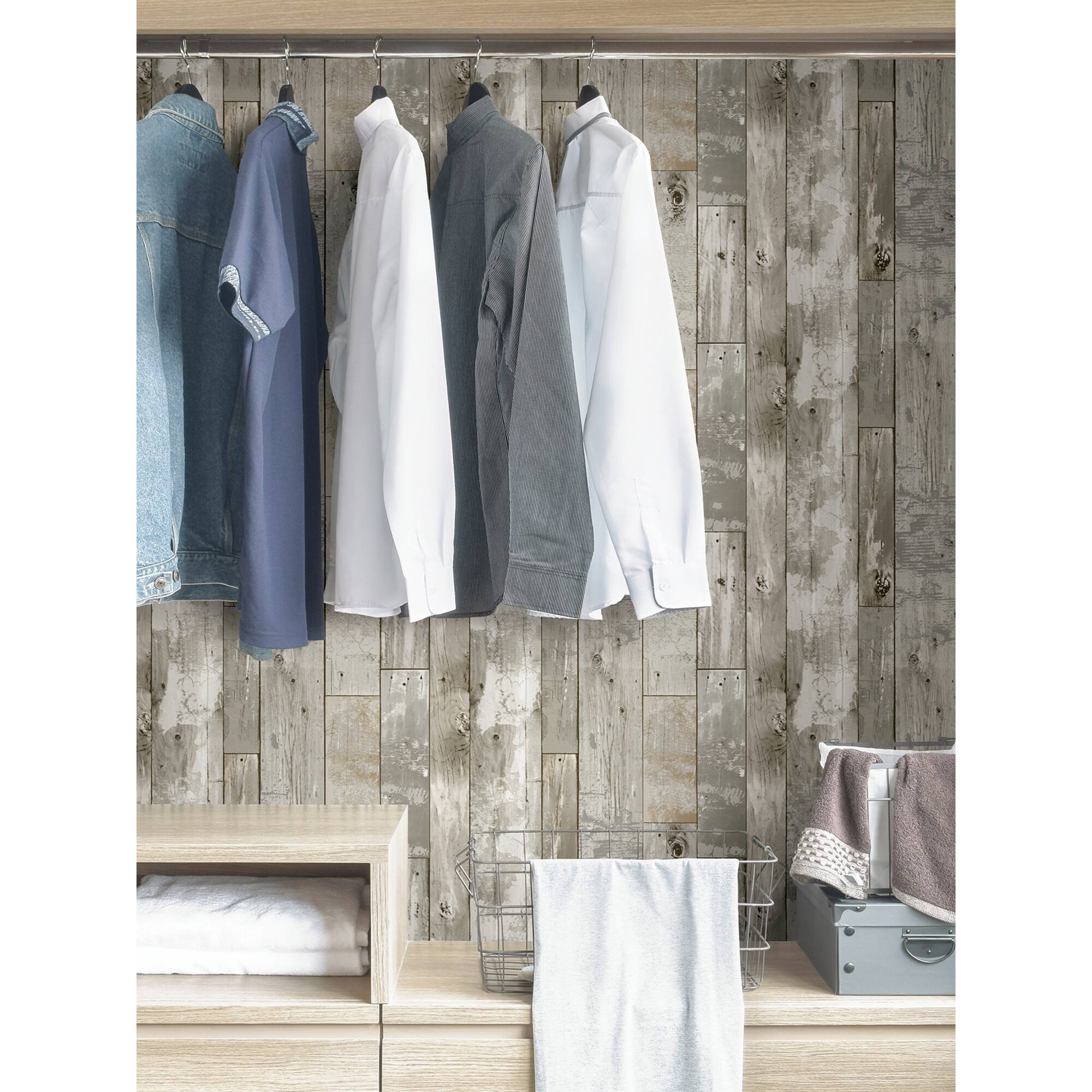 InHome Driftwood Peel & Stick Wallpaper